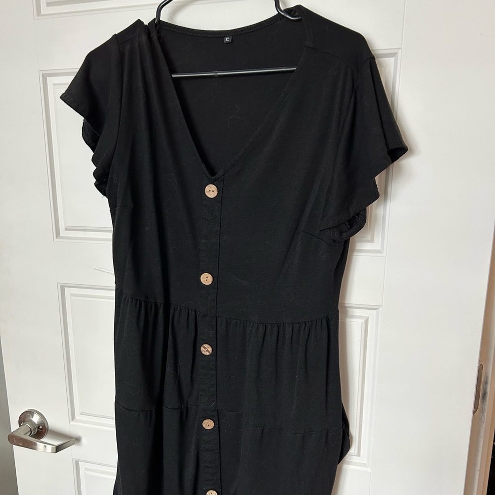 V-neck dress